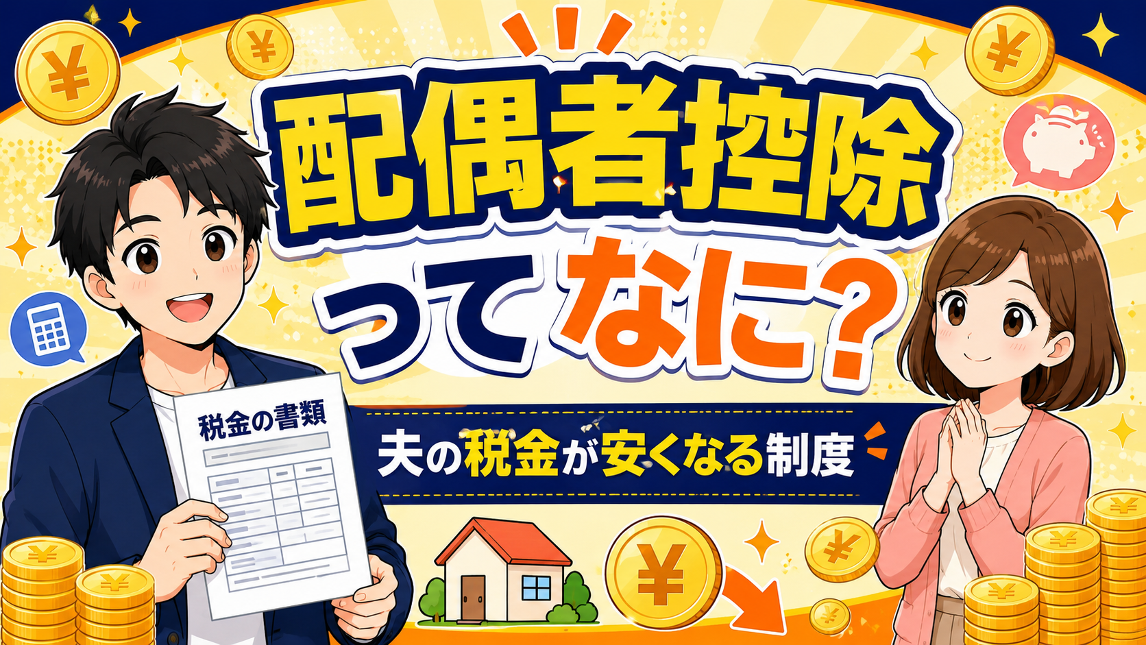 配偶者控除とは?夫の税金が安くなる制度