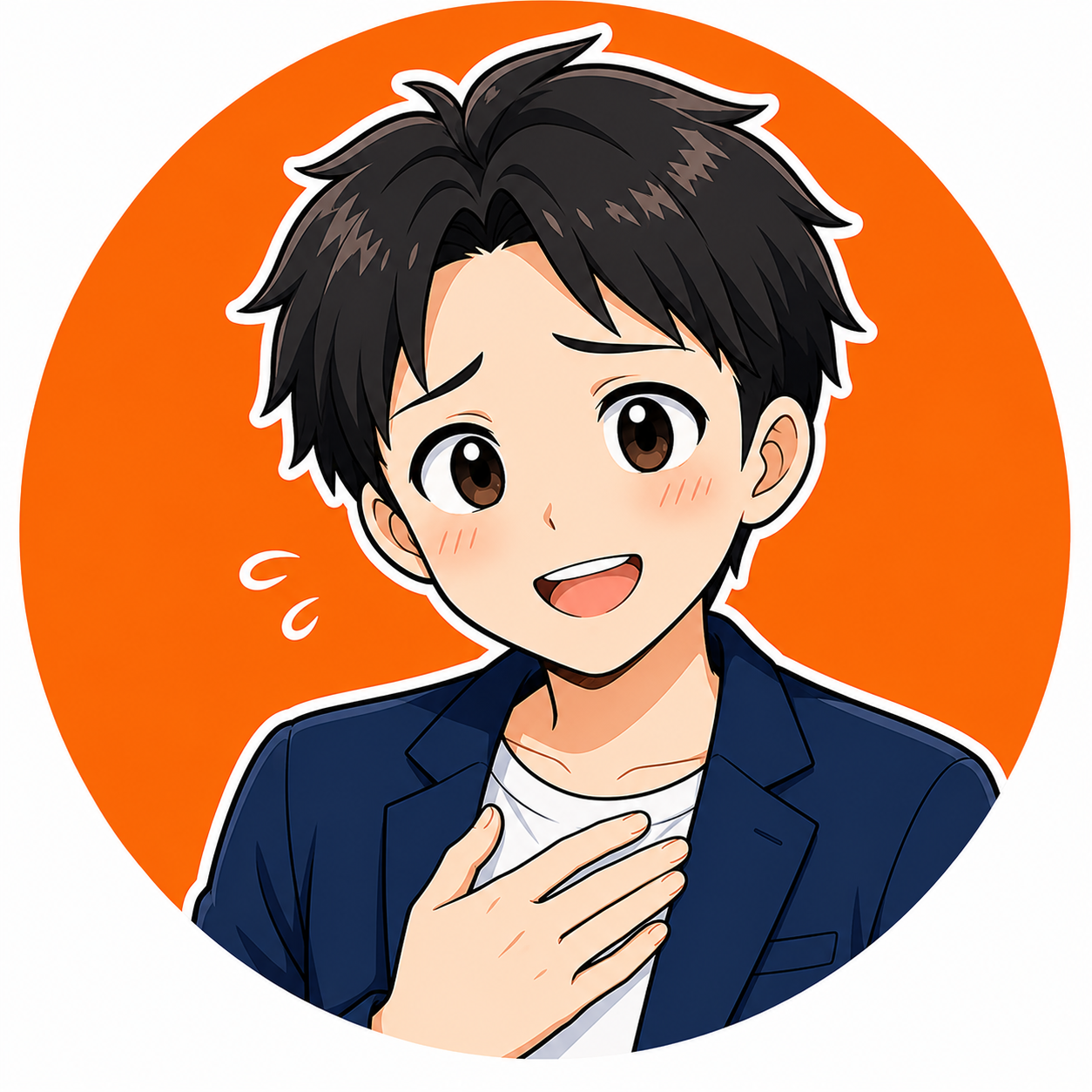 にしやん 共感顔