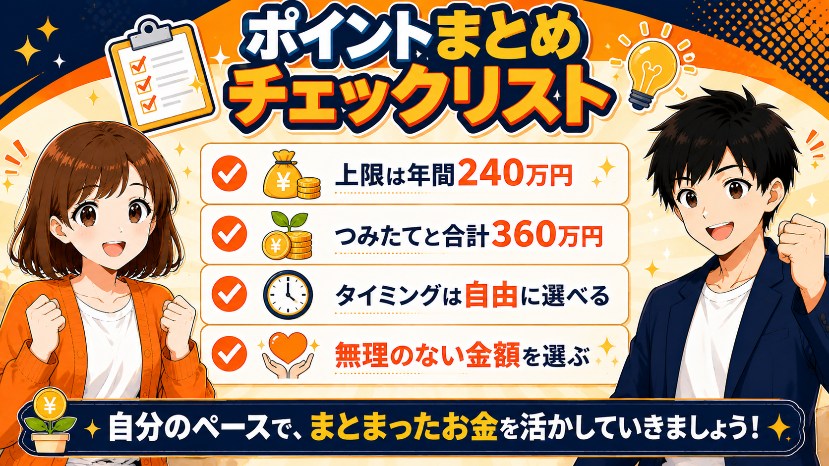 ポイントまとめチェックリスト