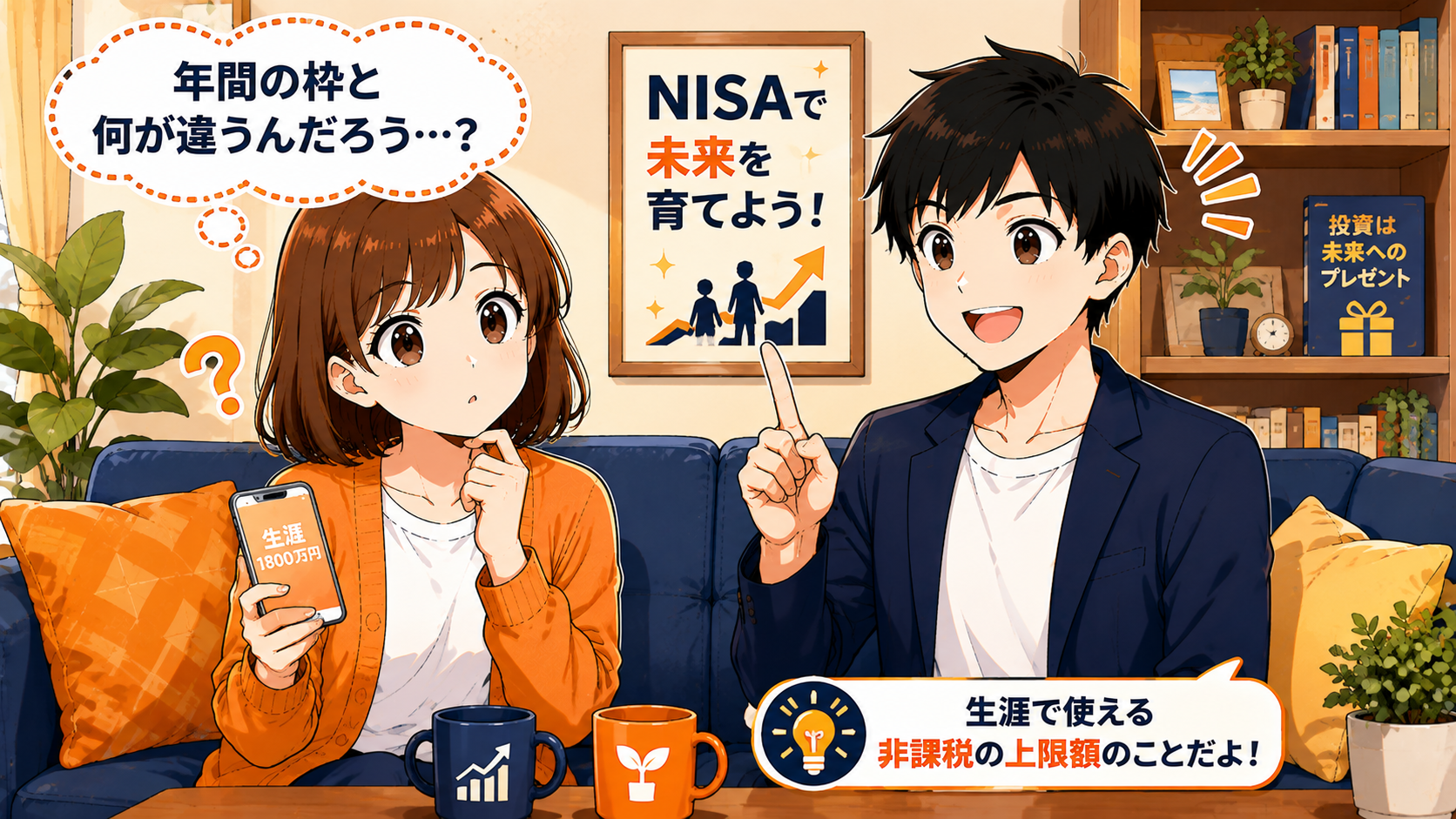 生涯の非課税枠1800万円のポイント：年間の枠とは別の一生涯の上限