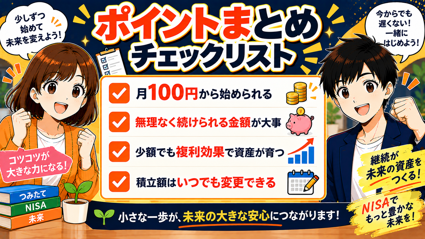 ポイントまとめチェックリスト