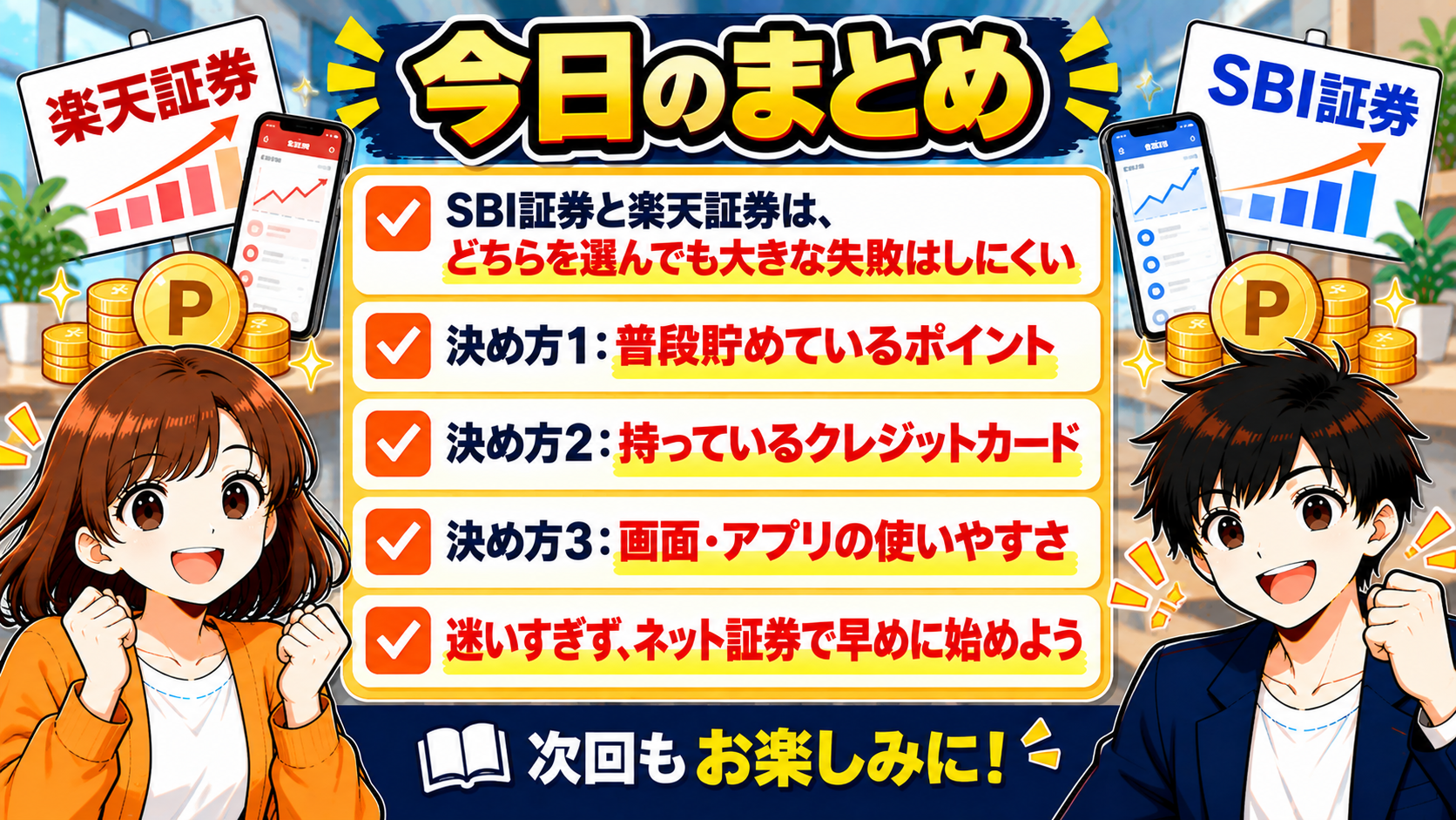 ポイントまとめチェックリスト